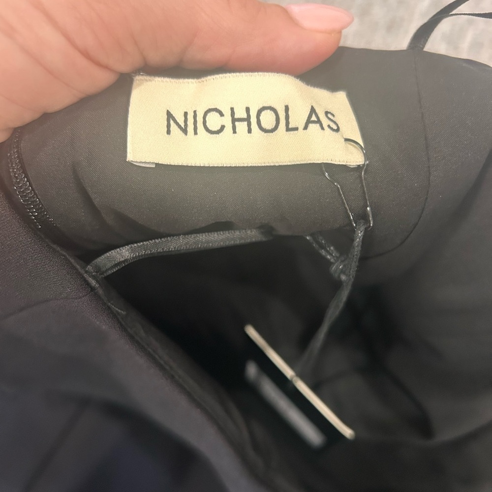 NICHOLAS Black Strapless Belted Dress - Picture 5 of 11